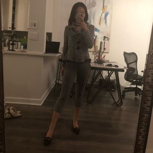 French style blouse with adjustable collar